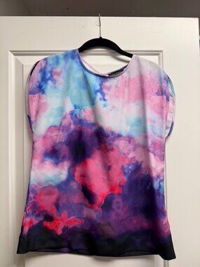 Ted Baker Watercolor blouse (Size 2)